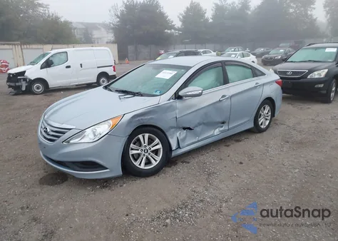 2014 Hyundai Sonata Gls z USA, uszkodzony, nr VIN 5NPEB4AC9EH925631
